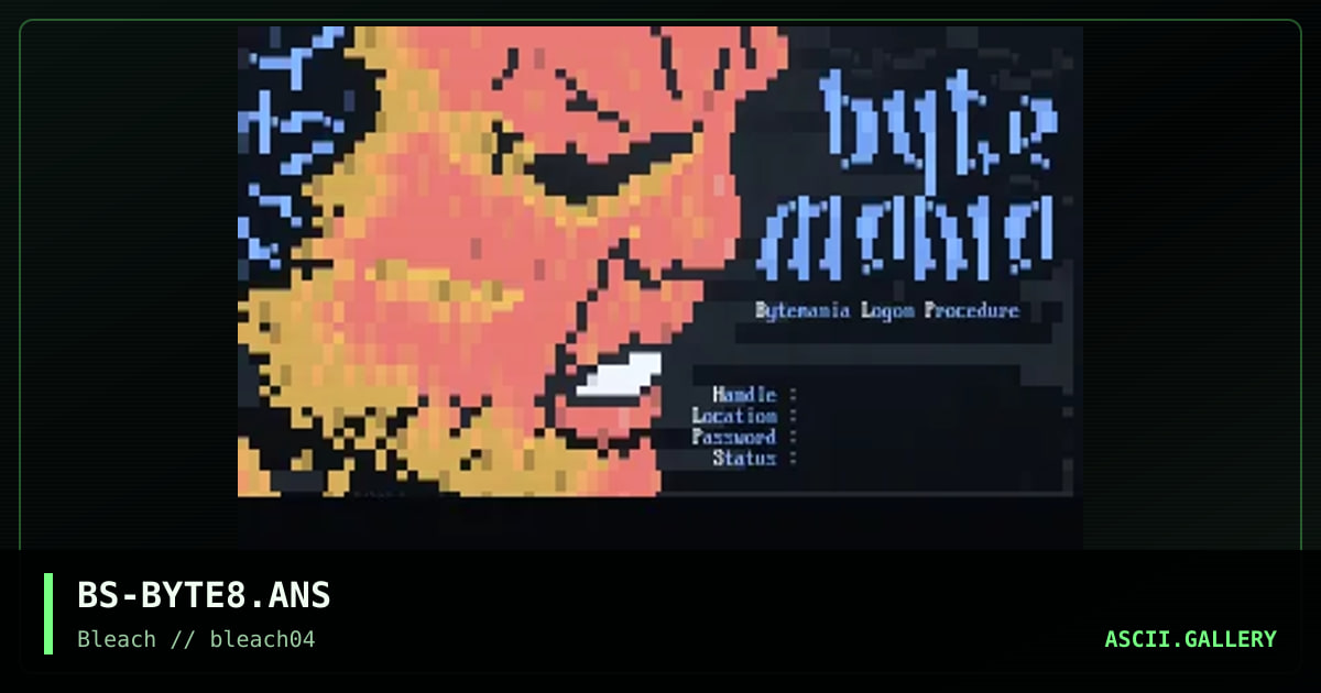 Byte Mania, by burps, 1995