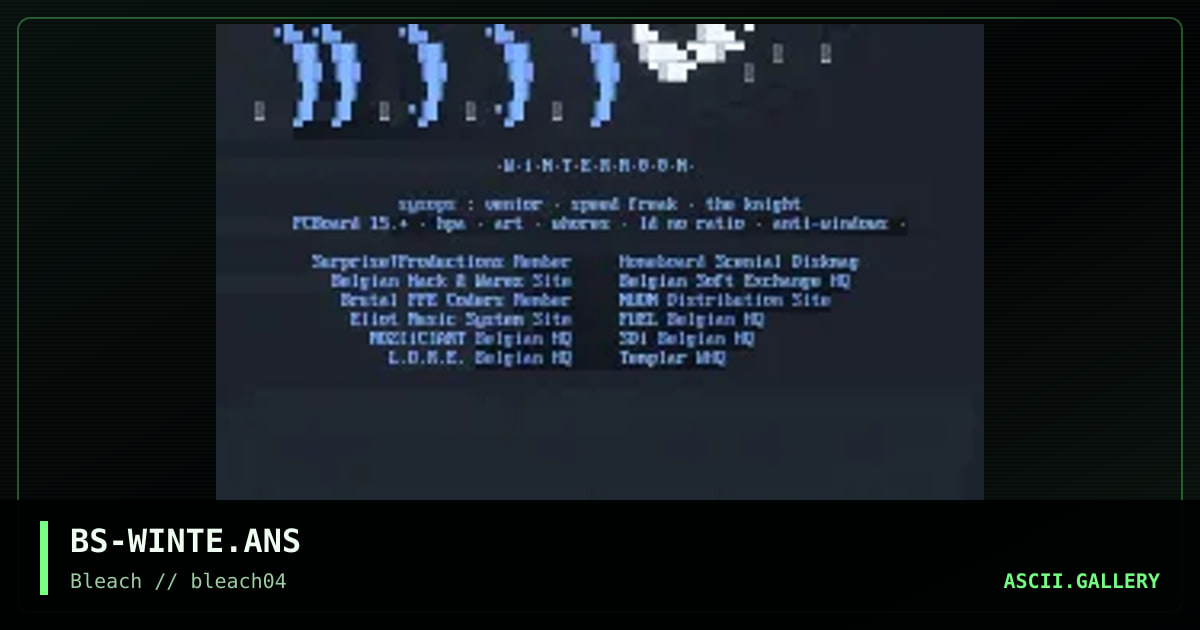 WinterMoon, by burps, 1995