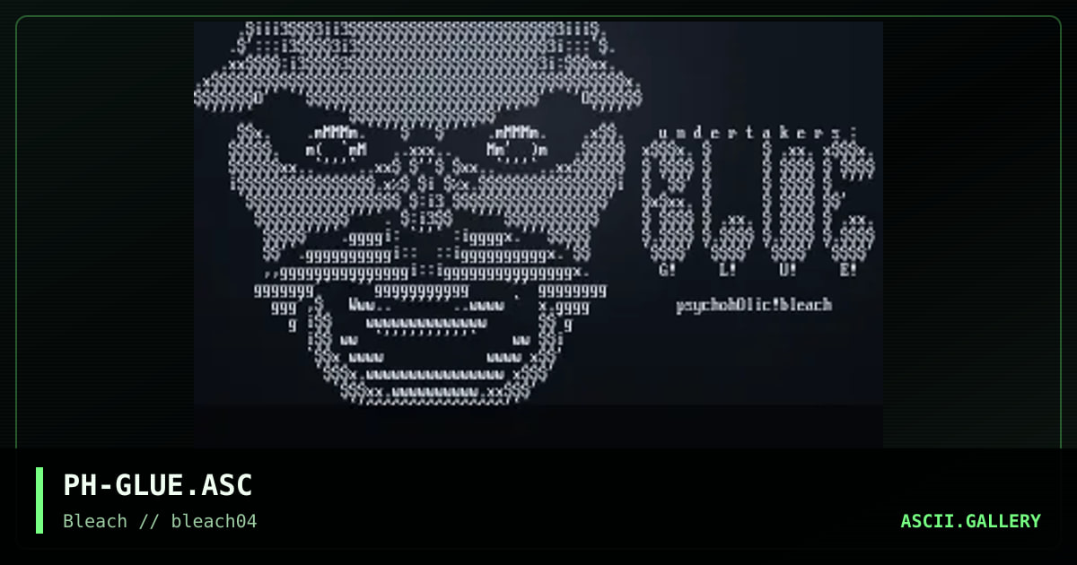 Glue!, by psychoholic, 1995