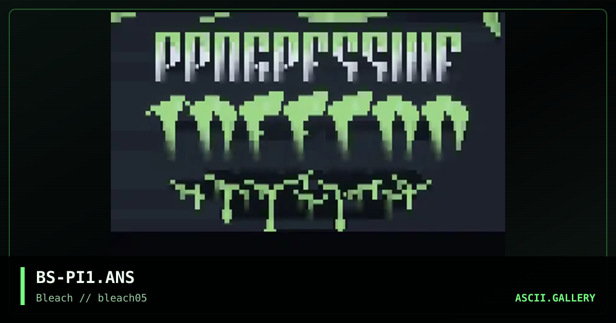 Progressive ---, by burps, 1995