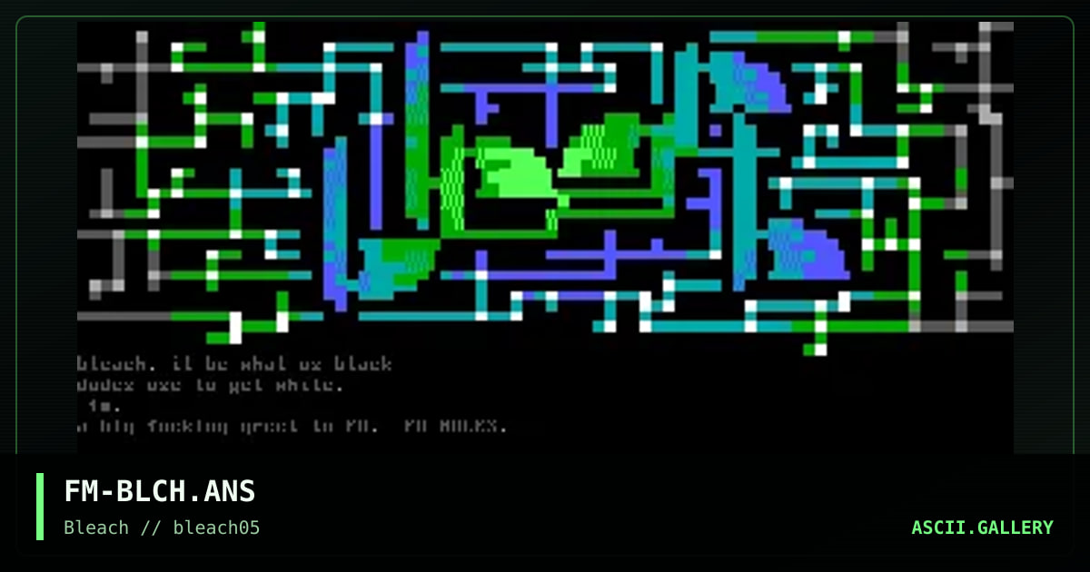 bleach#@$^905i&^%, by flood myth, 1995