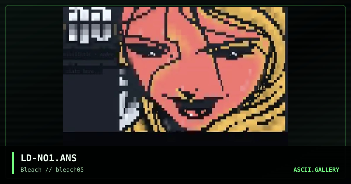 Nihilistic Order StatScreen, by lord jazz, 1995