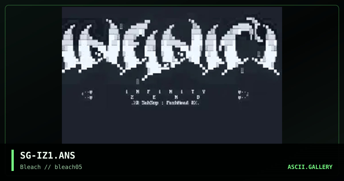 Infinity Zend, by snake grunger, 1995