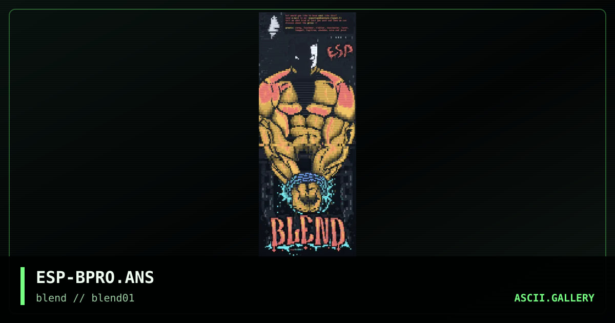 BlENd prOmotional, by esparrago, 1996