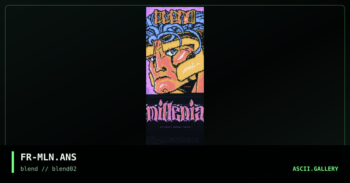 Millenia, by faucheur, 1996