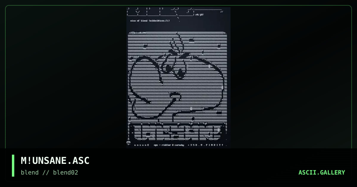 Unsane, by mice, 1996