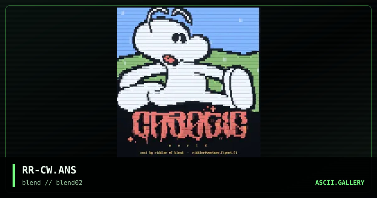 chaotic world, by riddler, 1996