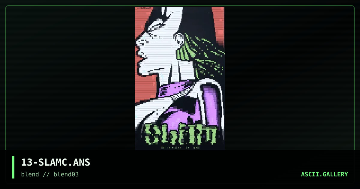 slam city, by ville, 1996