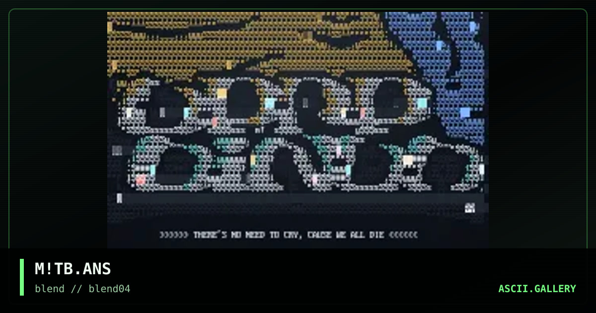 tEREB1NTH!"*#%, by mice, 1996