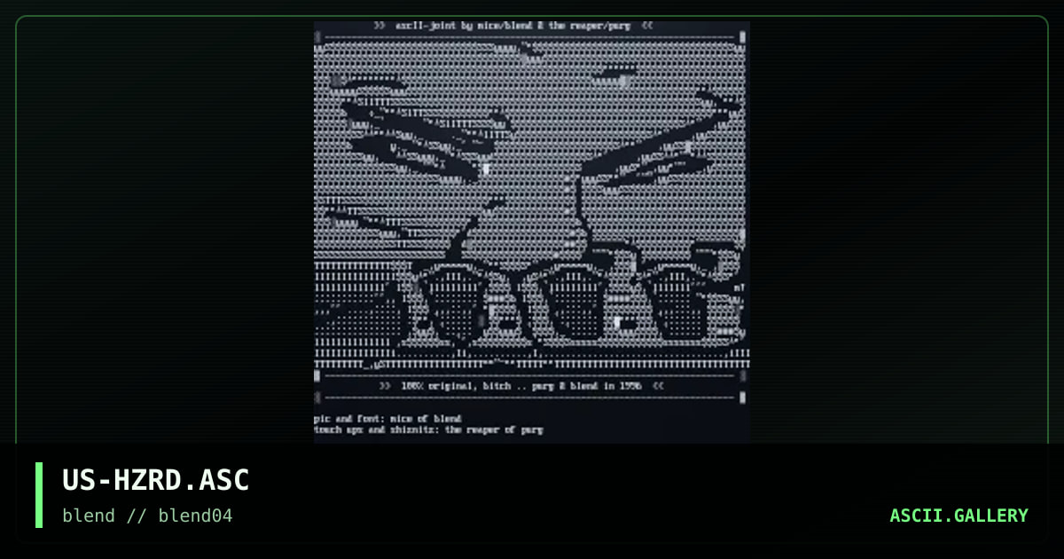 hazard, by mice, the reaper, 1996