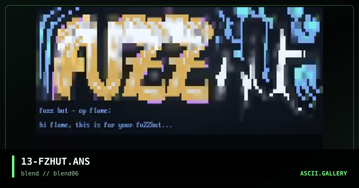 fuzzhut, by ville, 1997