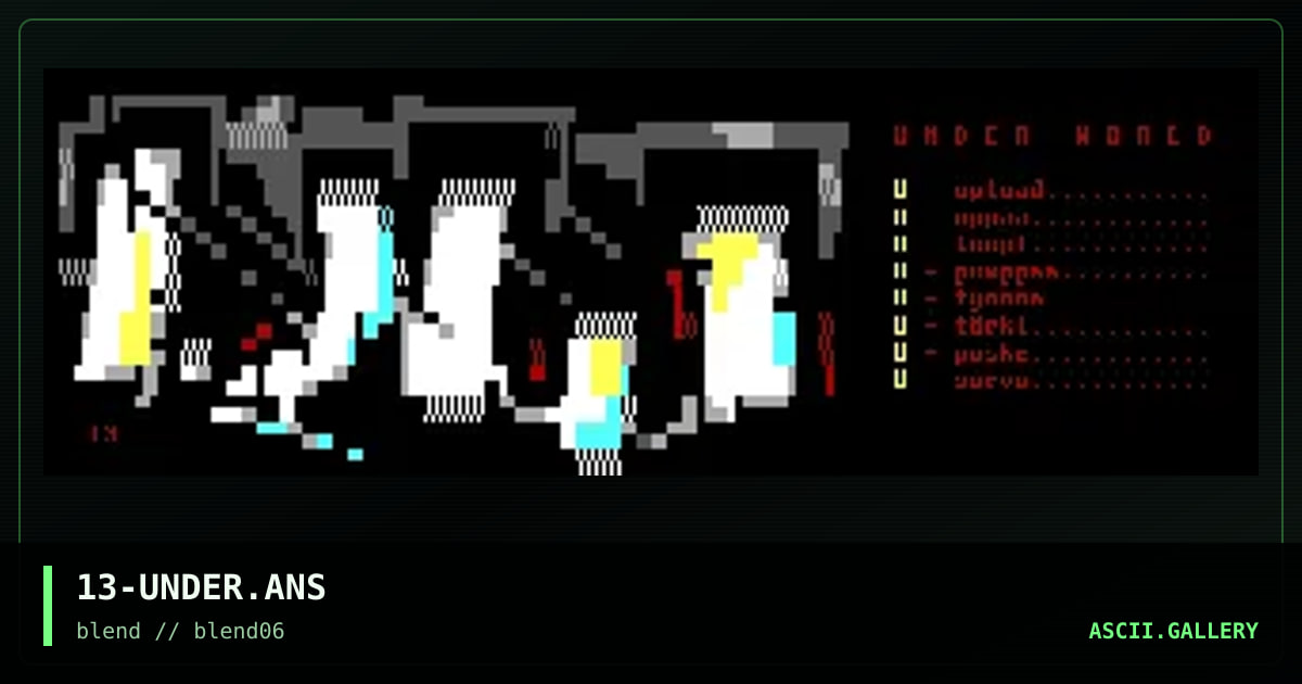 underworld mutltitask-system, by ville, 1997