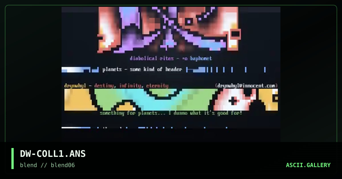 colly #1, by drynwhyl, 1997