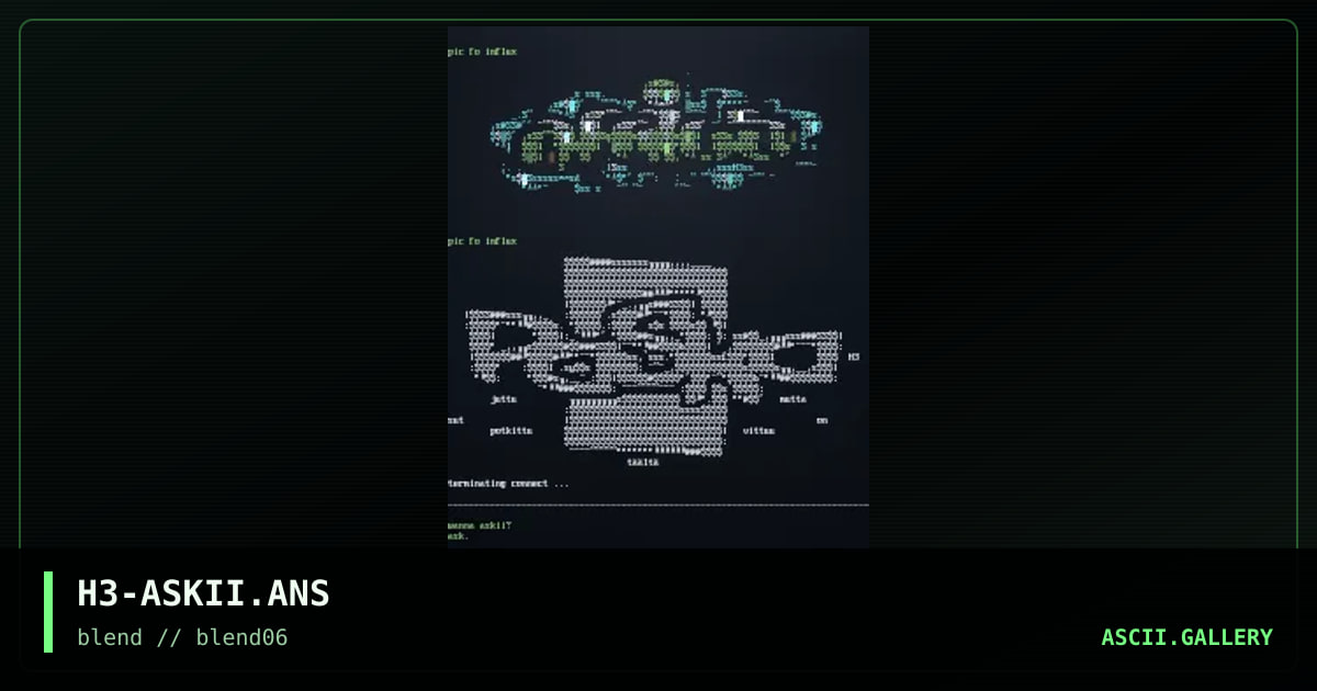 askii korner, by h3ck, 1997