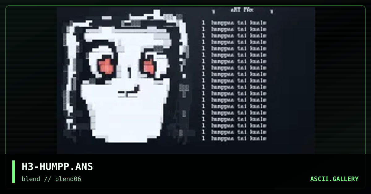humppa korva, by h3ck, 1997