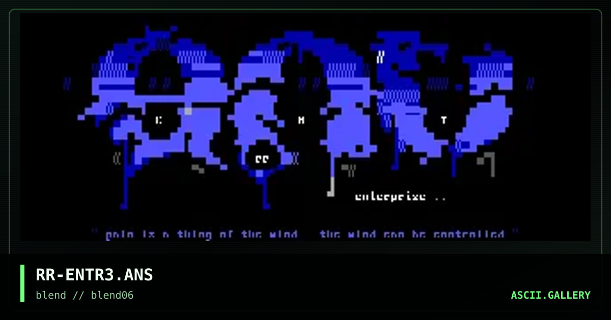 enterprise, by riddler, 1997