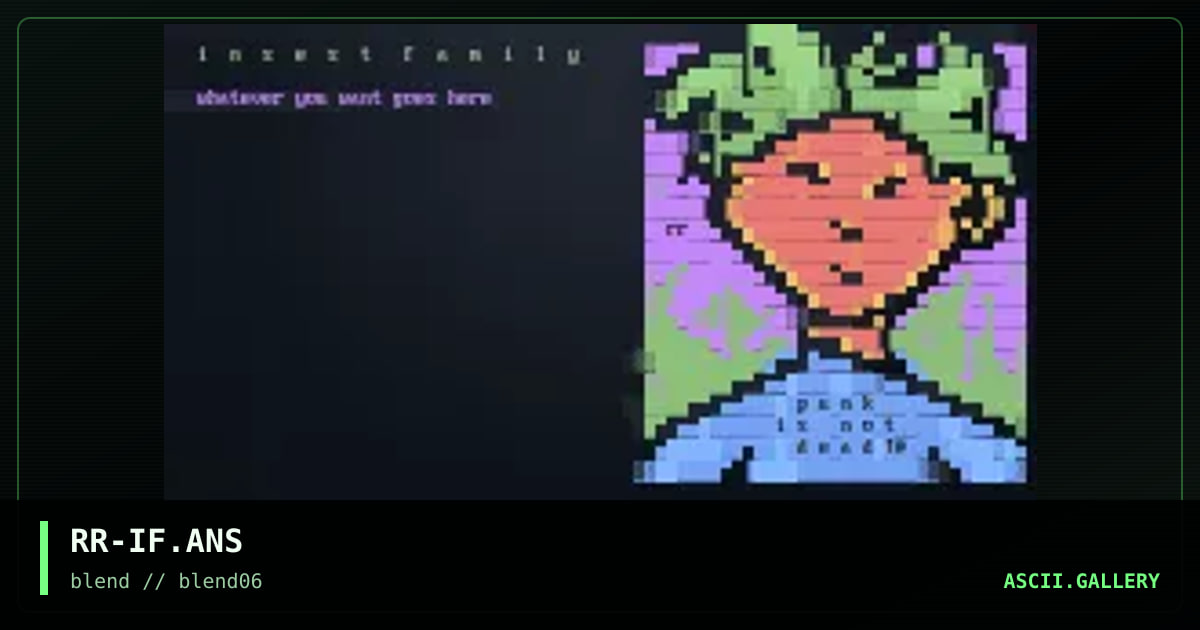 insest family, by riddler, 1997