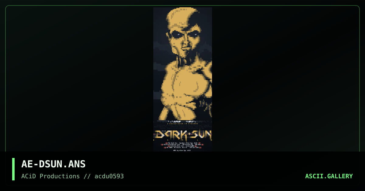 AE-DSUN.ANS, by alter ego, 1993