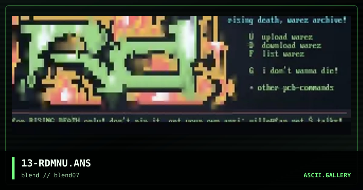 rising death, by ville, 1997