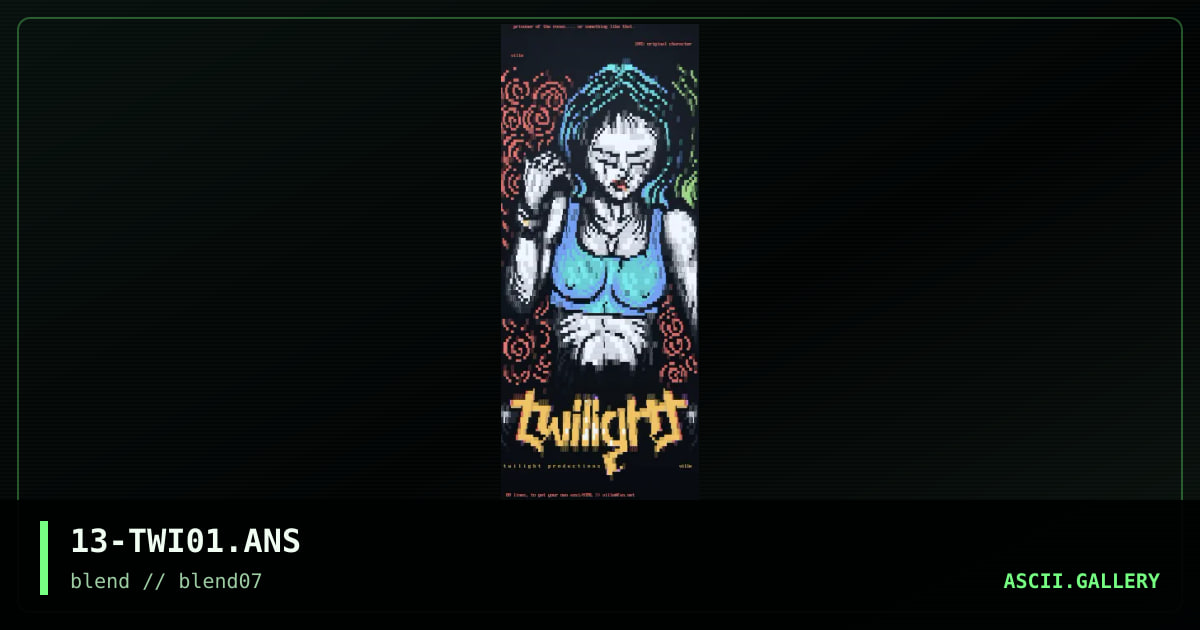 twilight, by ville, 1997