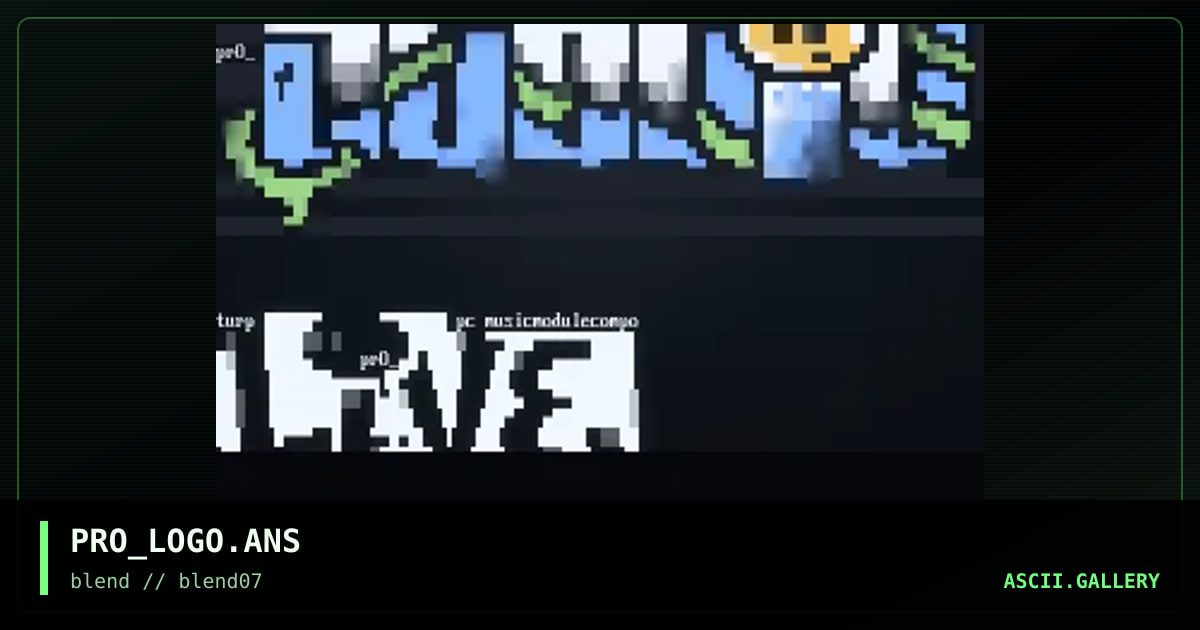 logos, by prowler, 1997