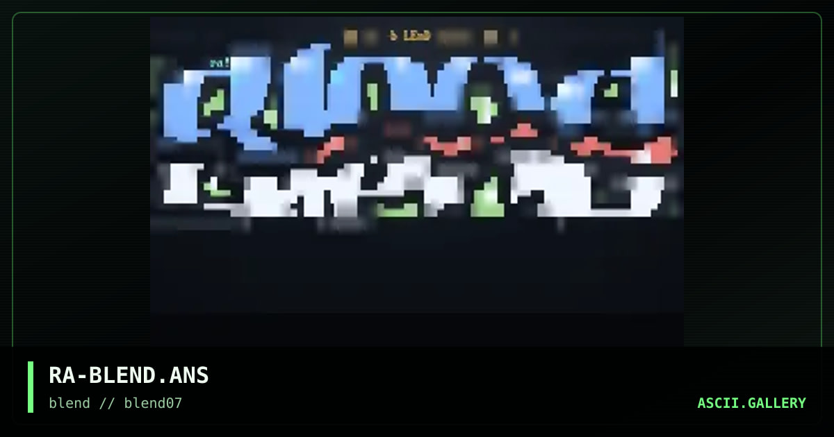 blend, by reanimator, 1997