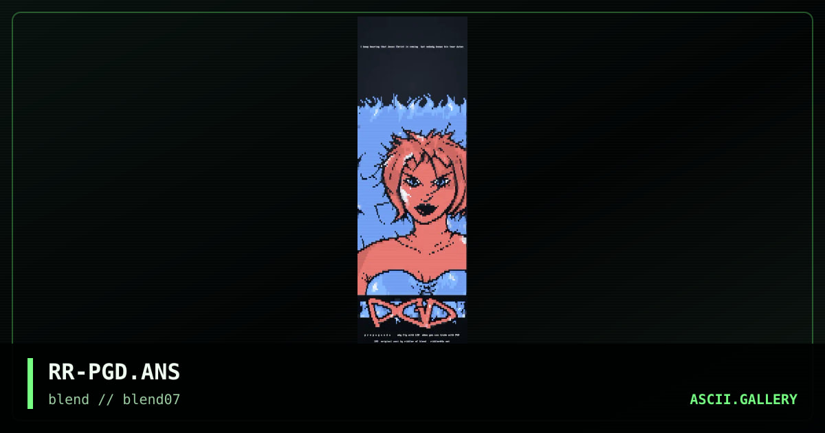 propaganda, by riddler, 1997