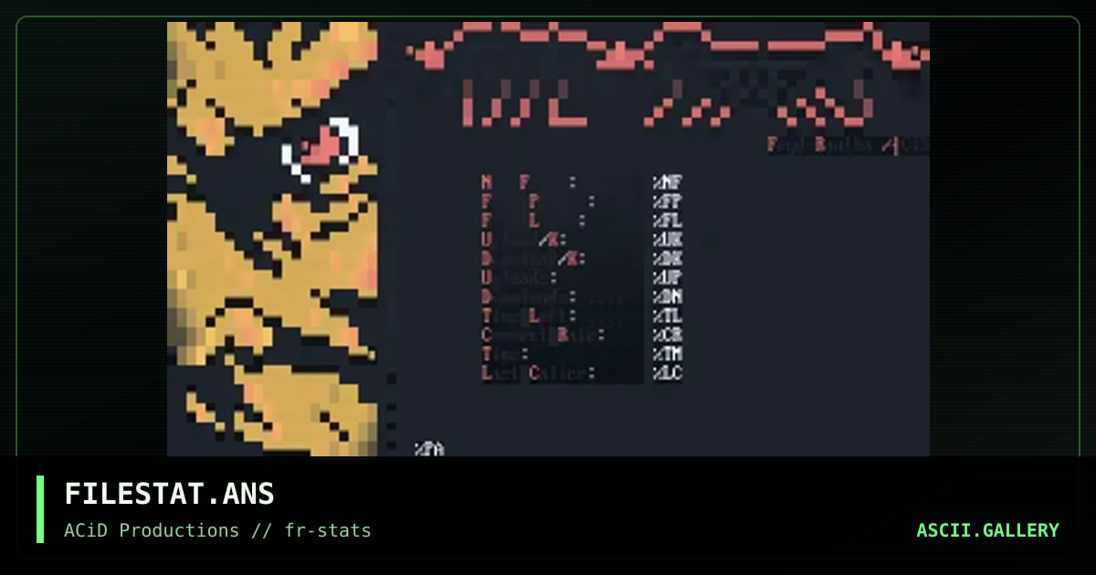FILESTAT.ANS, by feyd rautha, 1993
