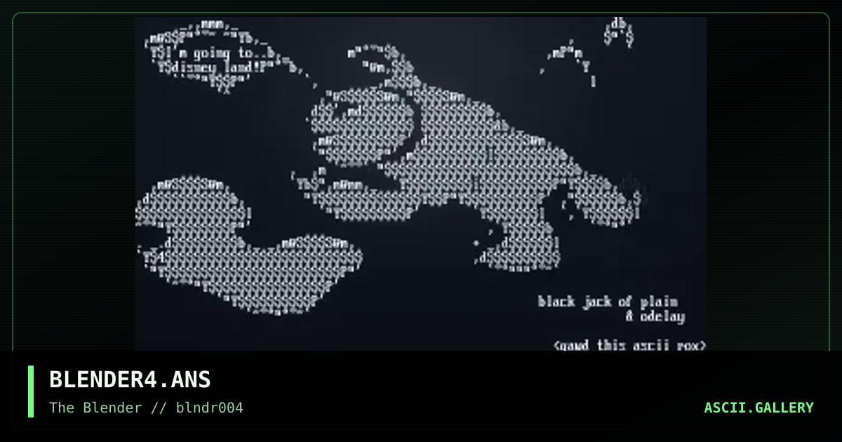 BLENDER4.ANS, by black jack, 1996