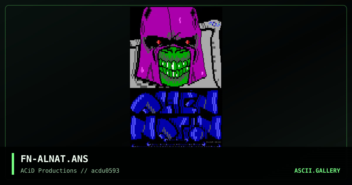FN-ALNAT.ANS, by fusion, 1993