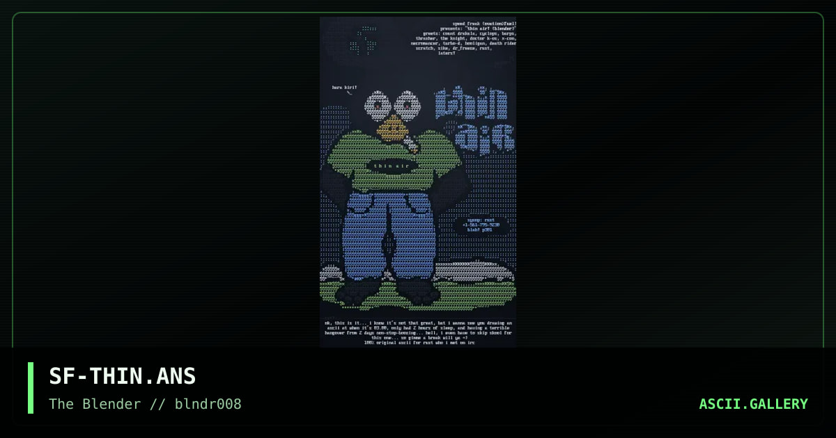 thin^air (blender compo), by speed freak, 1997