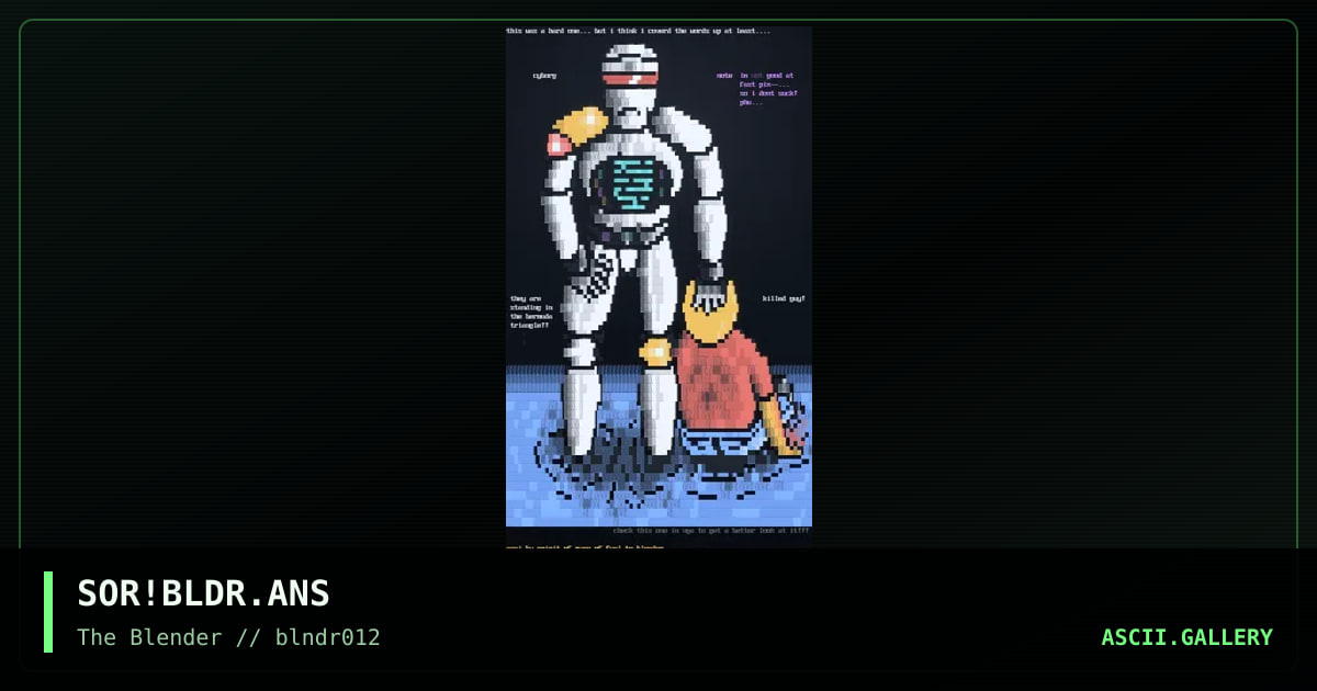 blender ansi..., by untagged, 1997