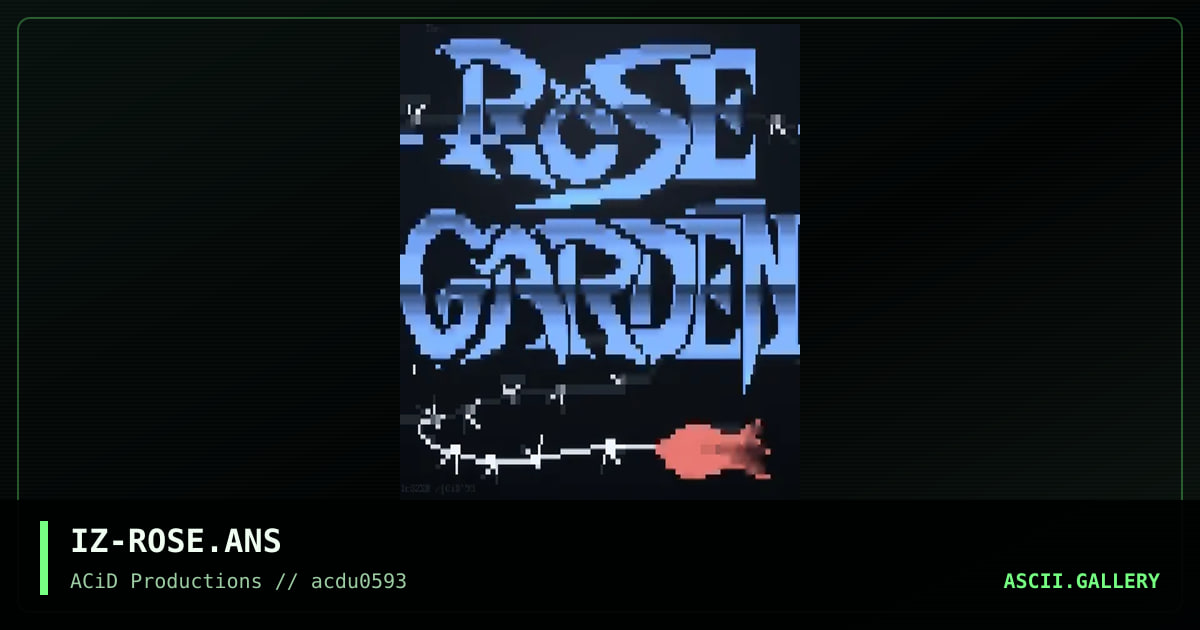IZ-ROSE.ANS, by icszer, 1993
