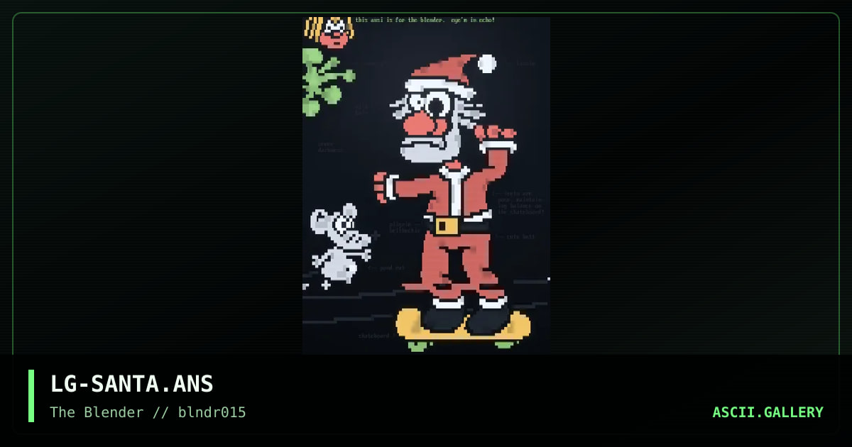 LG-SANTA.ANS, by lawngenie, 1997