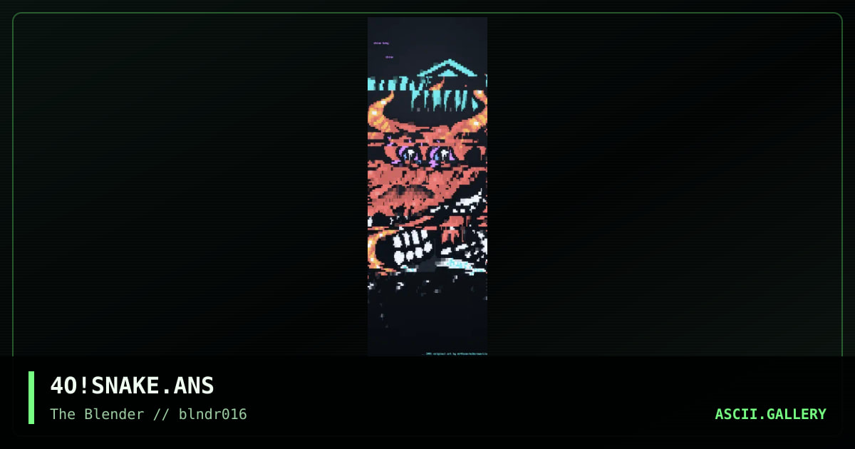 snakes, by mr4tune, 1997