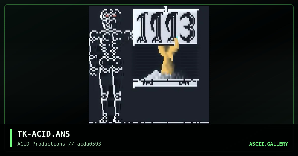 TK-ACID.ANS, by tank, 1993