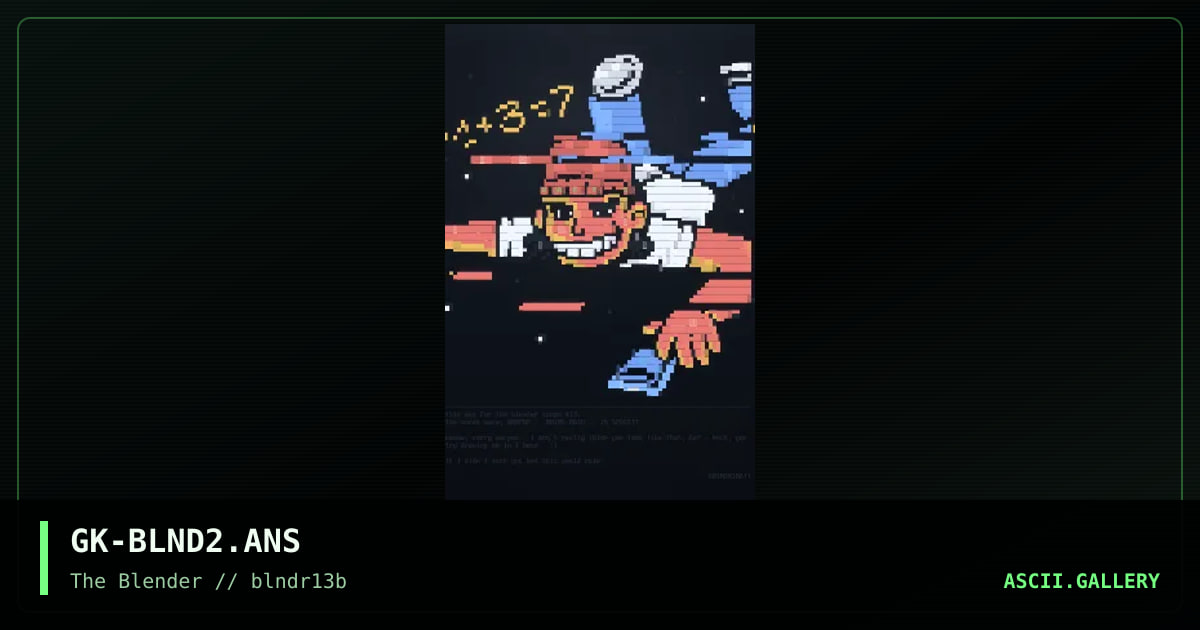 warpus doing math in space, by grind king, 1997
