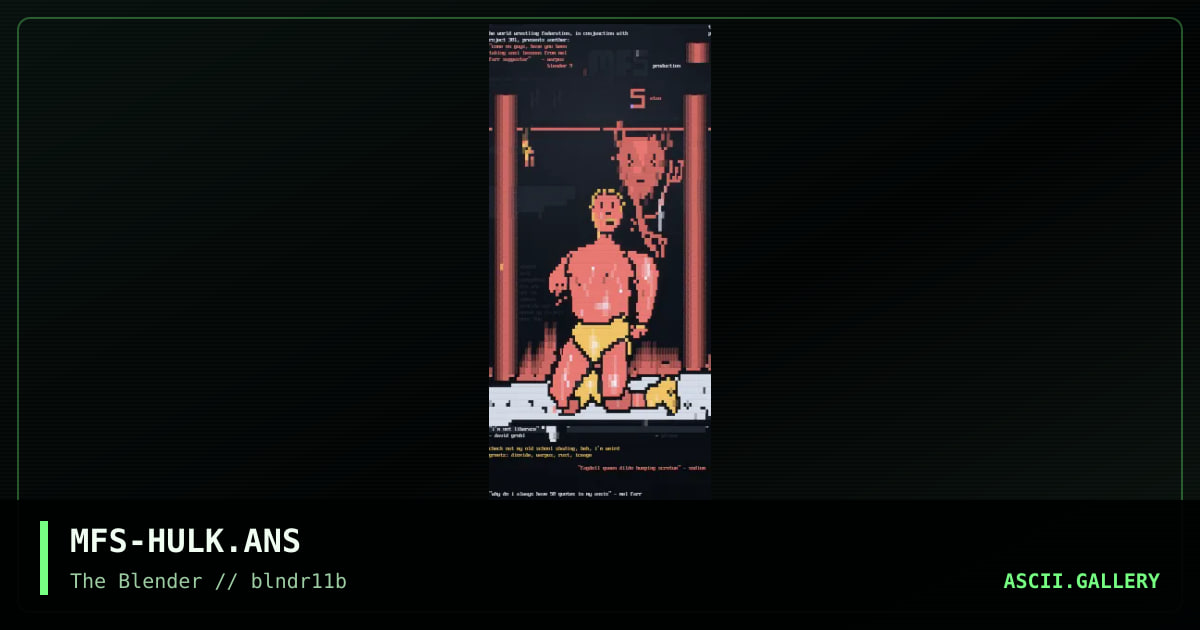hulk hogan ansi, by mel farr suppastar, 1997