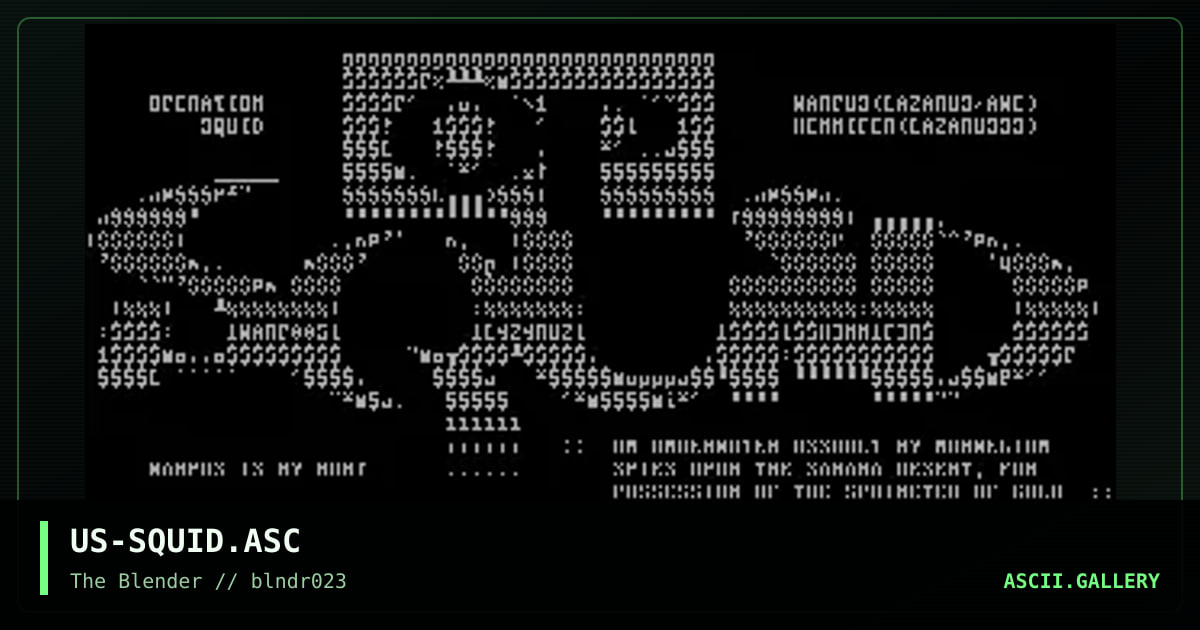 ZQSQUITD!, by warpus, hennifer, 1997