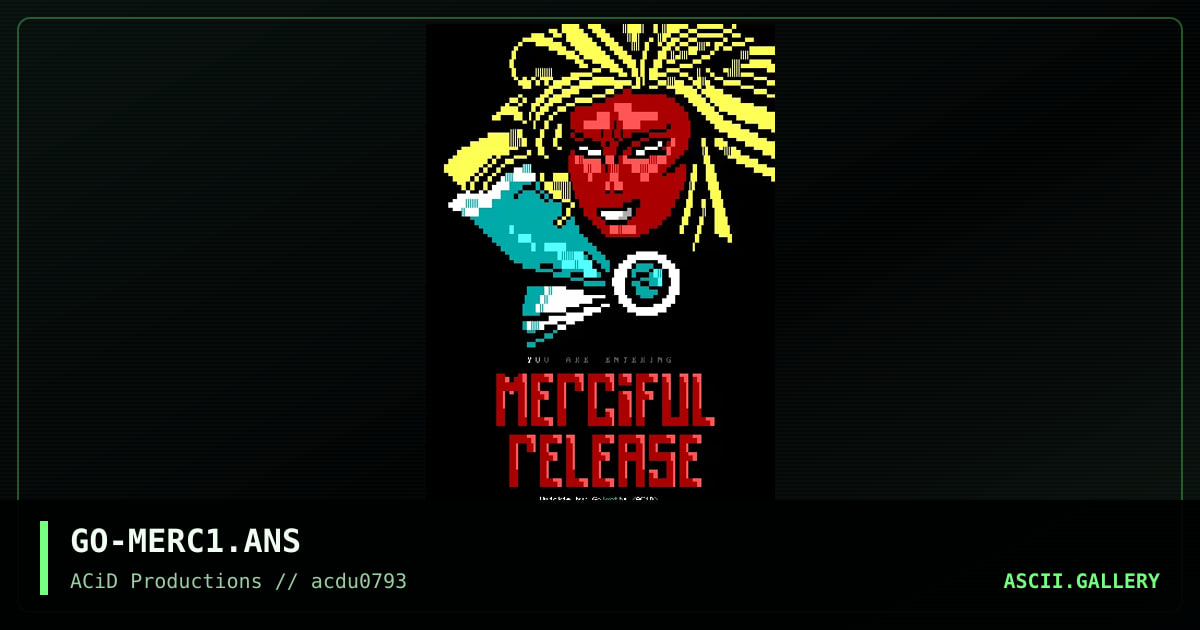 GO-MERC1.ANS, by golgotha, 1993