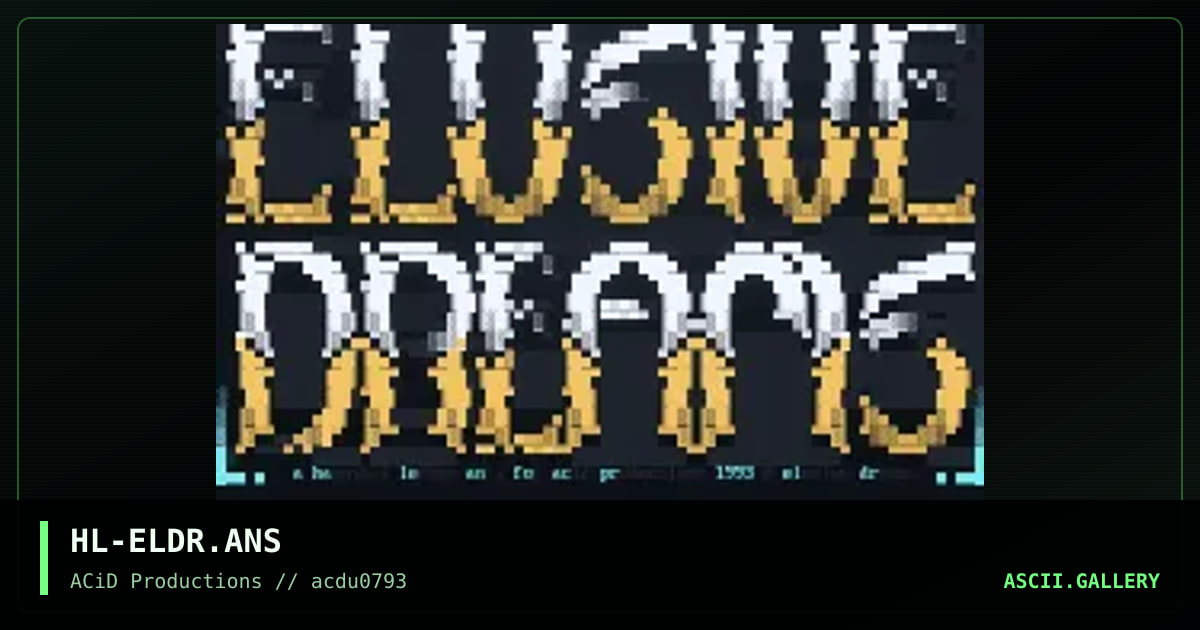 HL-ELDR.ANS, by hannibal lecter, 1993