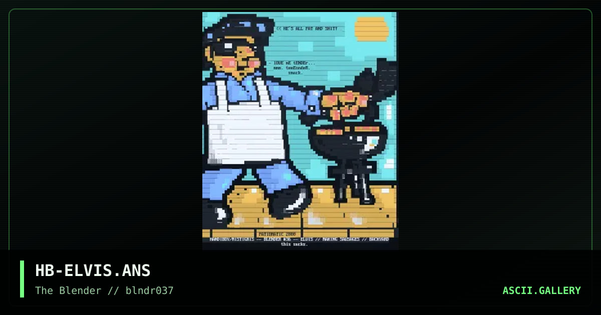 HB-ELVIS.ANS, by handiboy, 1997