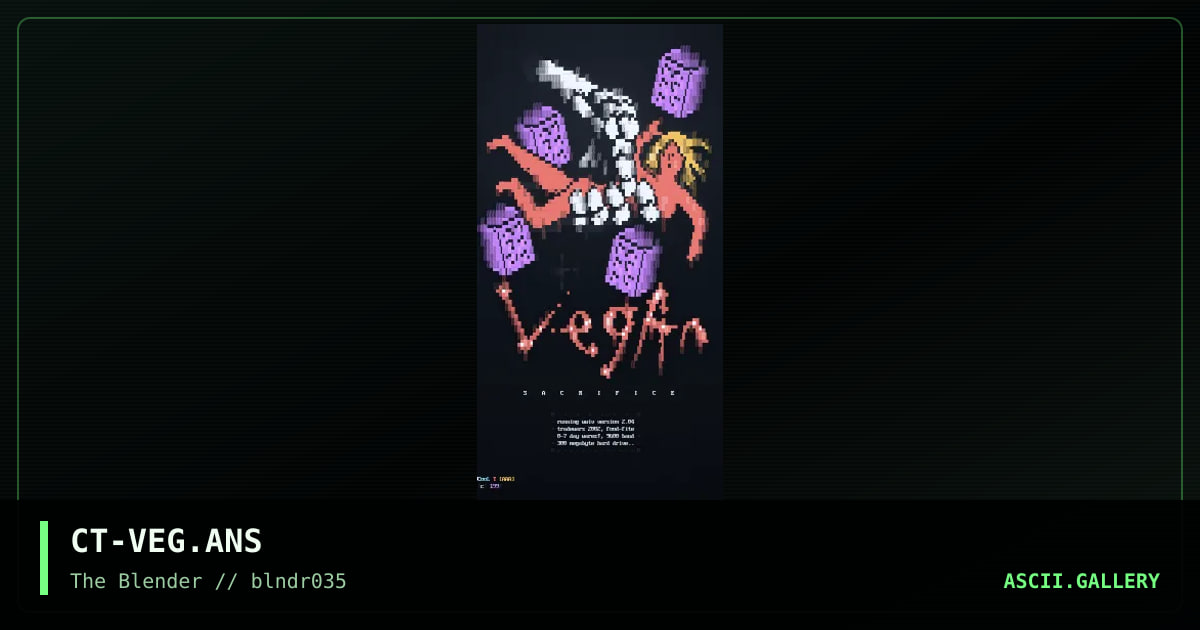 CT-VEG.ANS, by cool t, 1997