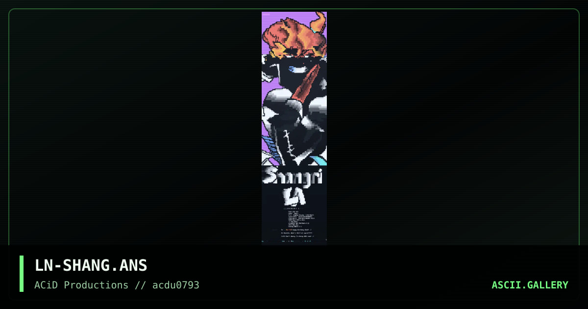 LN-SHANG.ANS, by liquid nitro, 1993