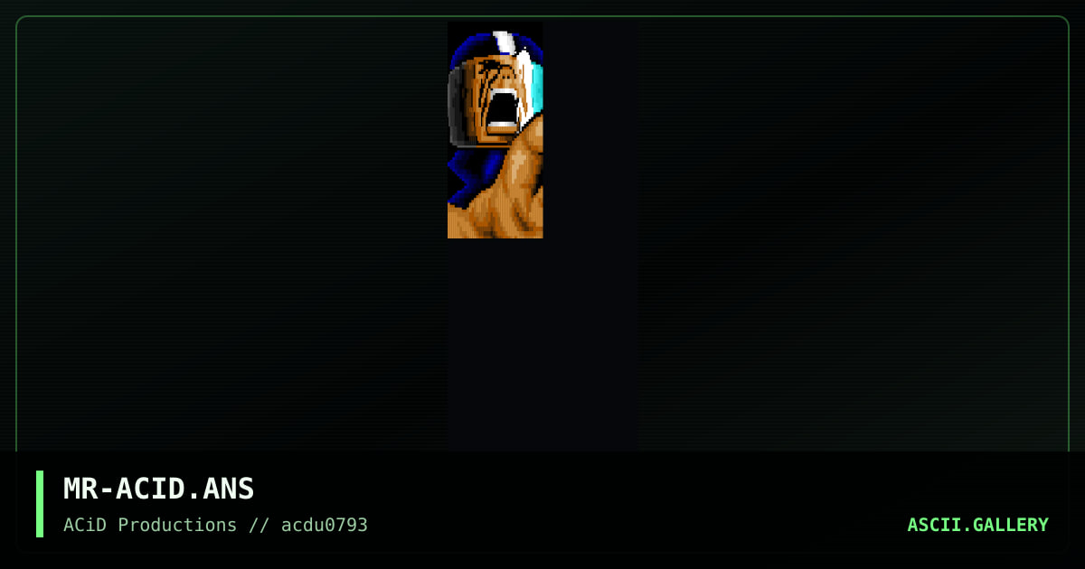 MR-ACID.ANS, by morpheus, 1993