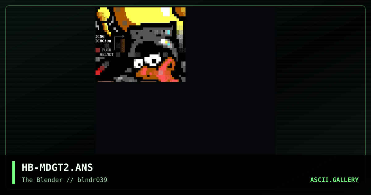 HB-MDGT2.ANS, by handiboy, 1997