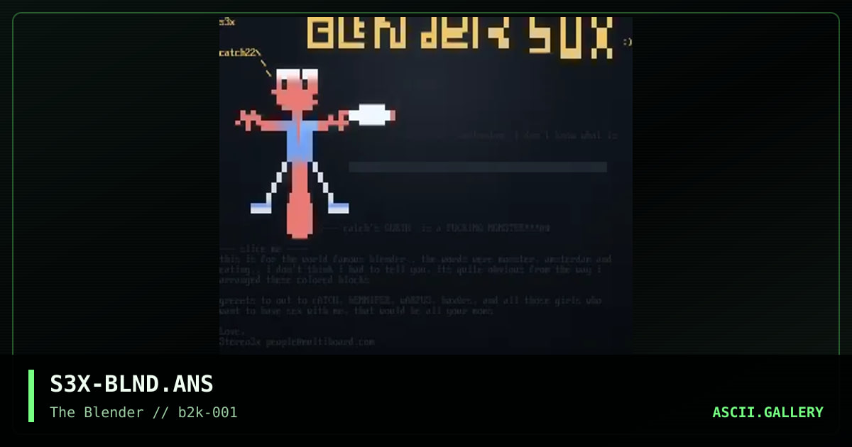 S3X-BLND.ANS, by stereo3x, 1999