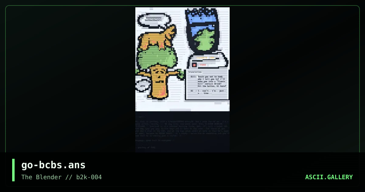 Blender2000 #4!, by goatboy, 1999