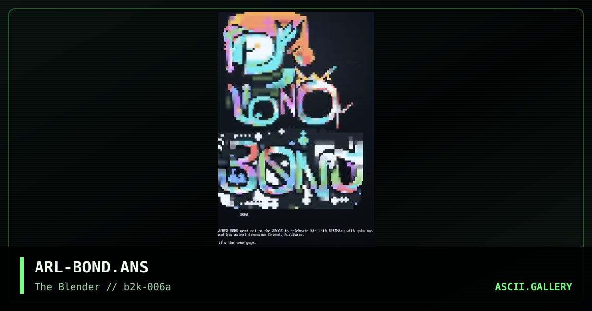 ARL-BOND.ANS, by arlequin, 1999