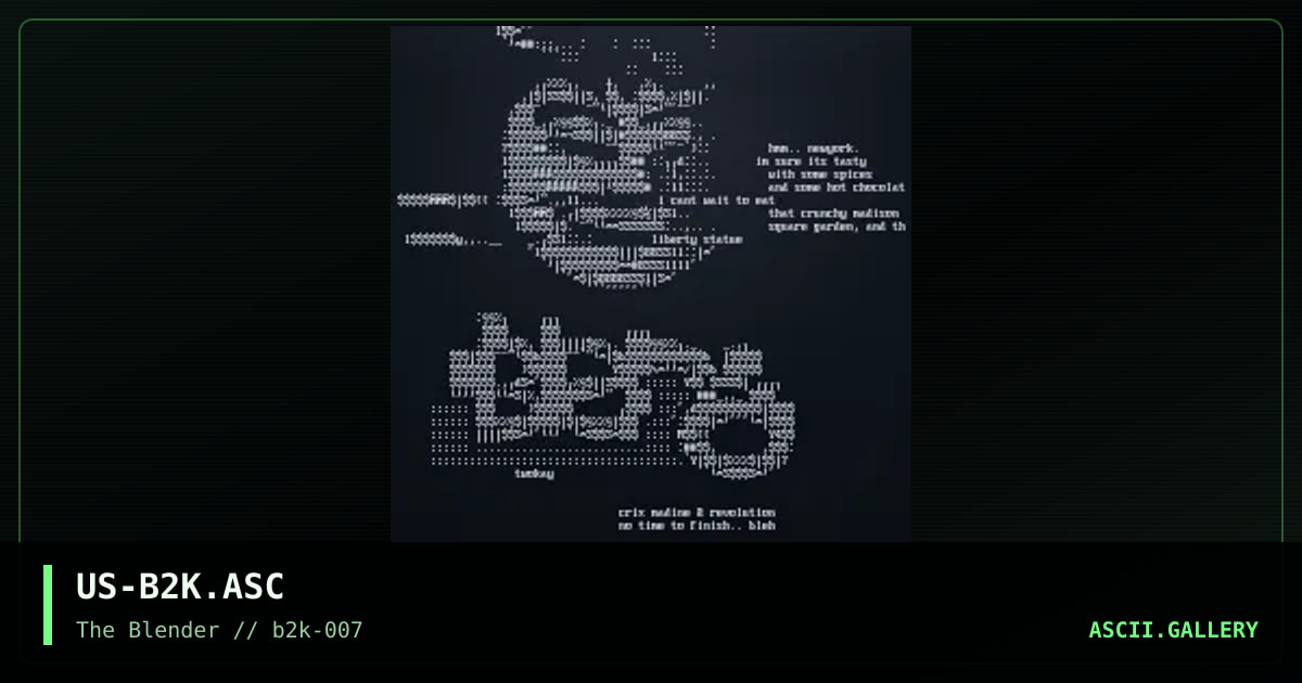 US-B2K.ASC, by crix madine, revolution, 1999